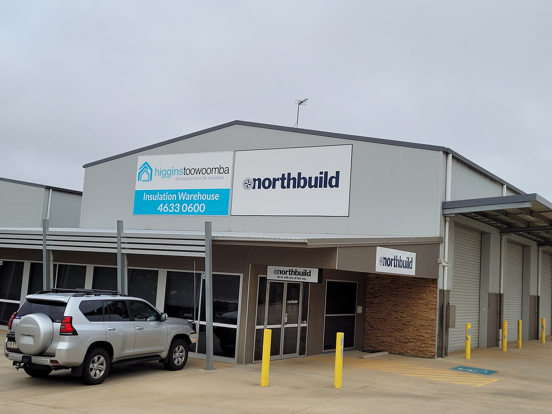 Exterior of Northbuild's new Toowoomba based location on Greenwattle Street